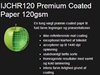 Inkjet Coated 120 gr., 36"= 91,4cm x 30 m  - premium
